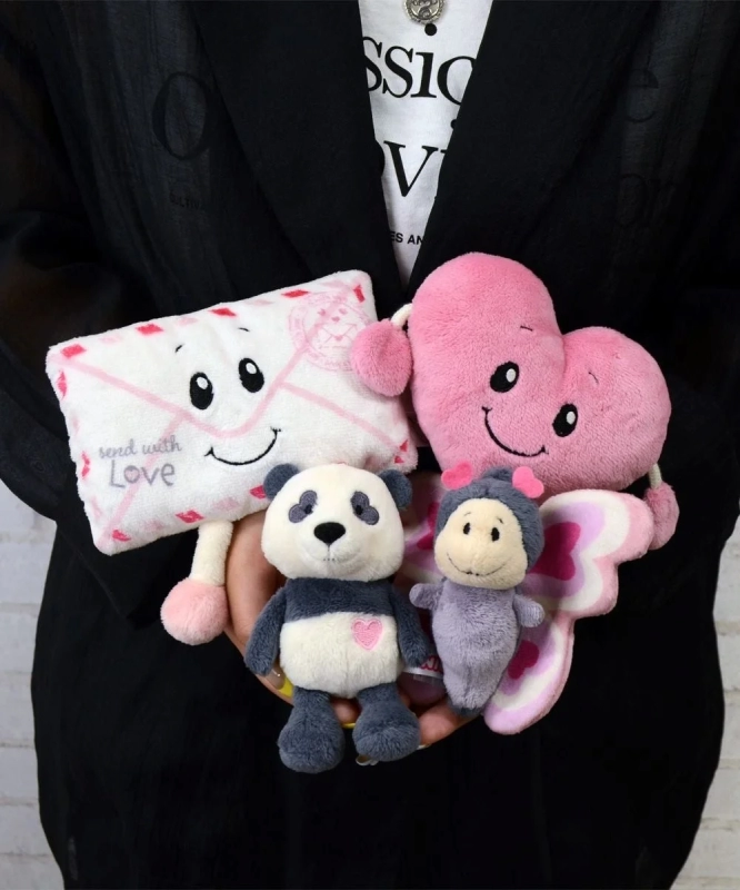 NICI Love Panda Keyrings