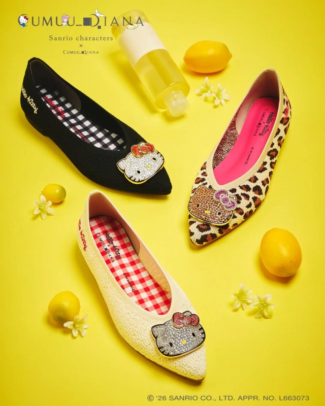 Hello Kitty CUMUU_DIANA Knit Flat Shoes
