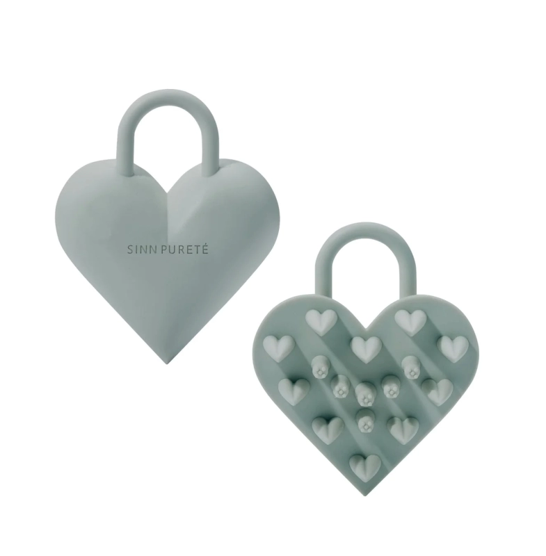 Sinn Pureté Heart Lock Scalp Brush Soft (Blue Gray)