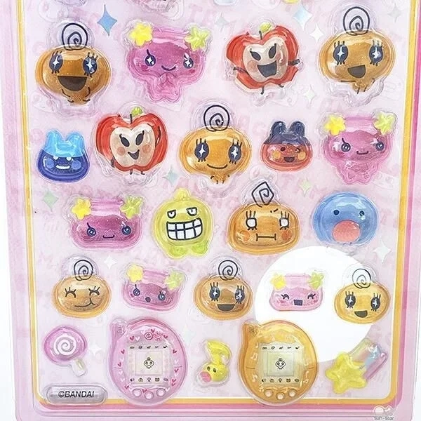 Pink Tamagotchi Character Stickers