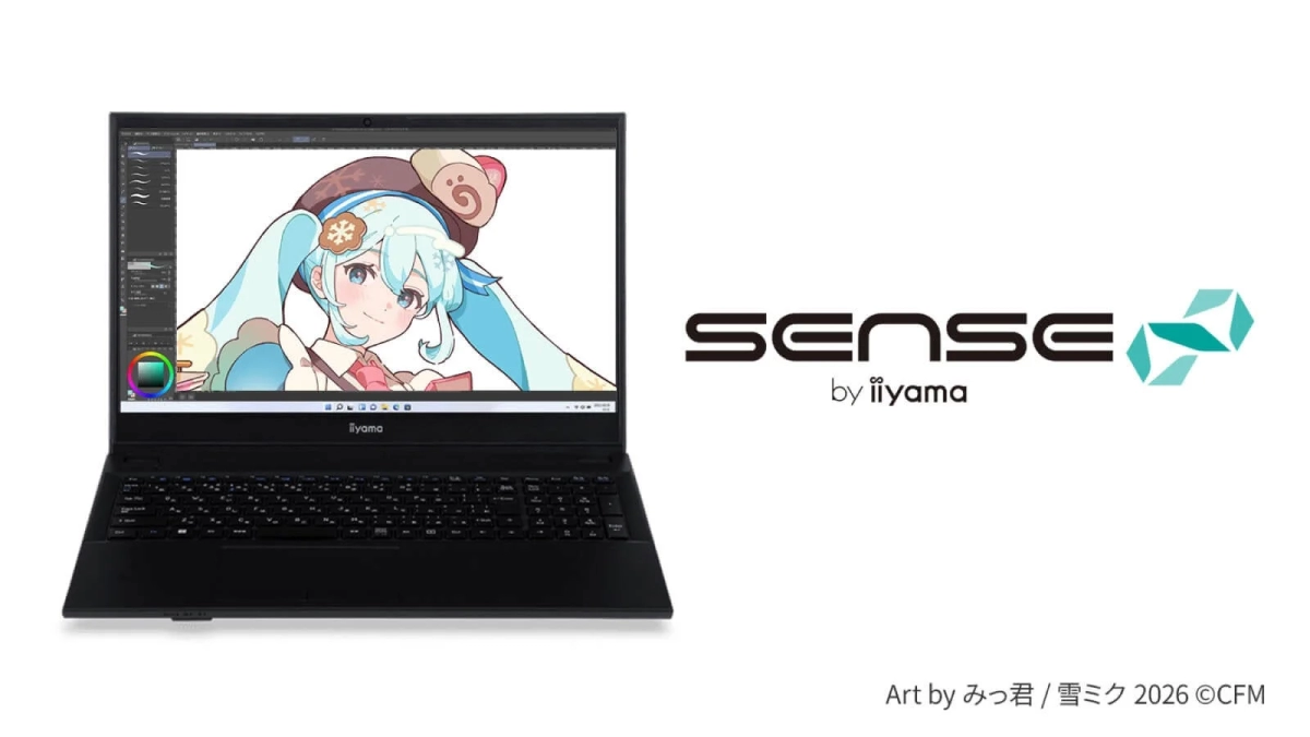 iiyama SENSE creator notebook