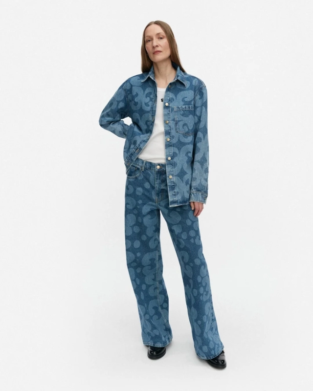 Marimekko Keidas Patterned Denim Outfit