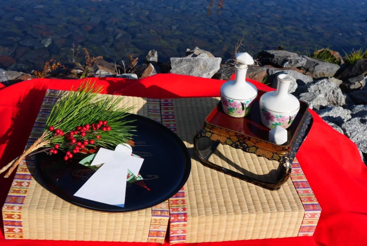 Traditional Ritual by Water