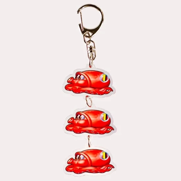 Umi Monogatari 3-Chain Acrylic Keychain Octopus