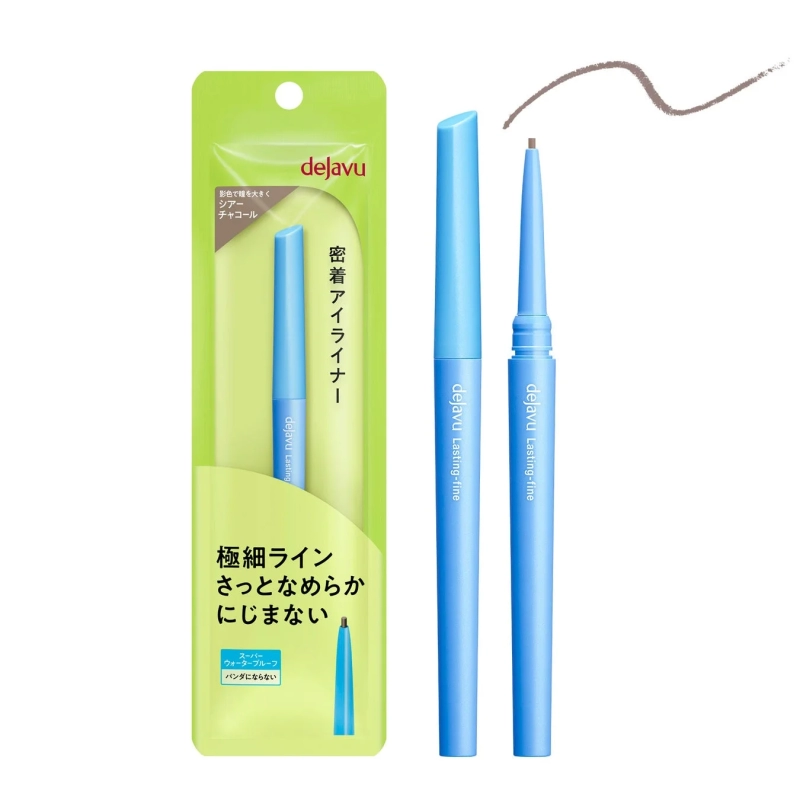 Dejavu Lasting-Fine Eyeliner Sheer Charcoal