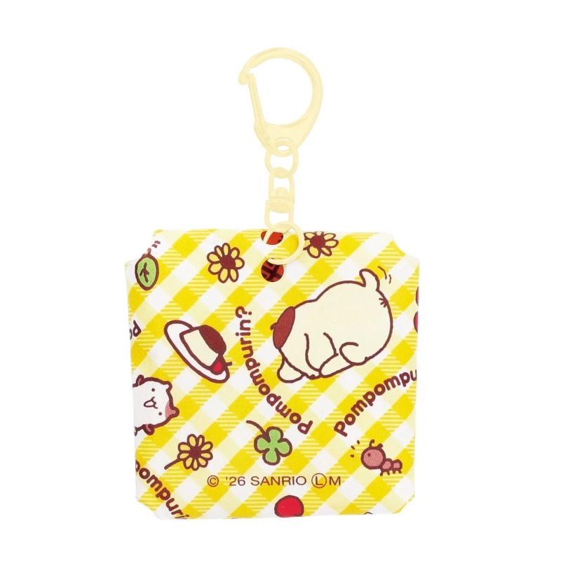 Pompompurin Mini Square Case Keychain