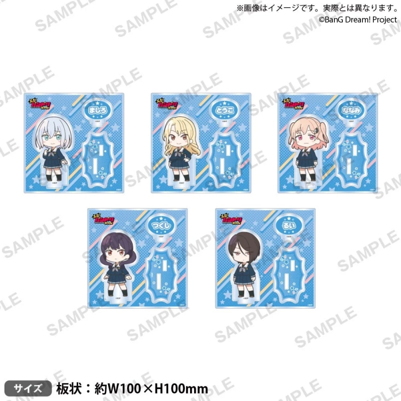 Ganso! BanG Dream! Girls Diorama Acrylic Stand for Morfonica members