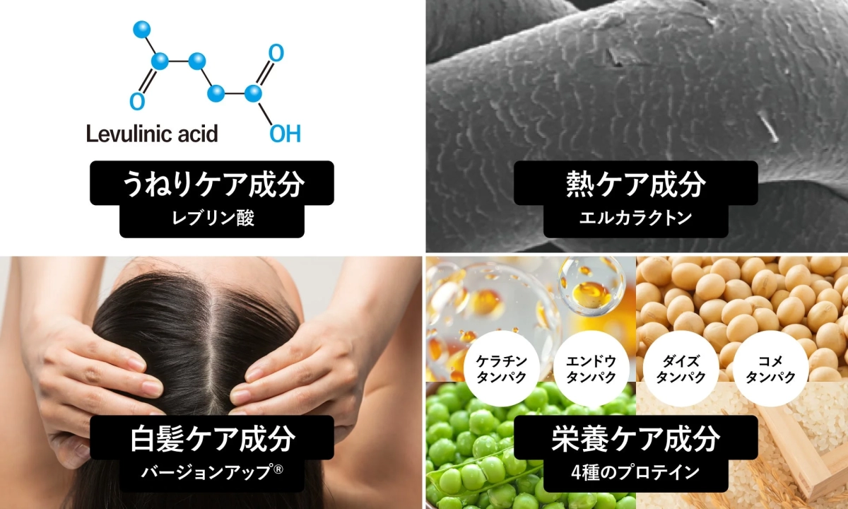 Key Ingredients for Hair Damage Care