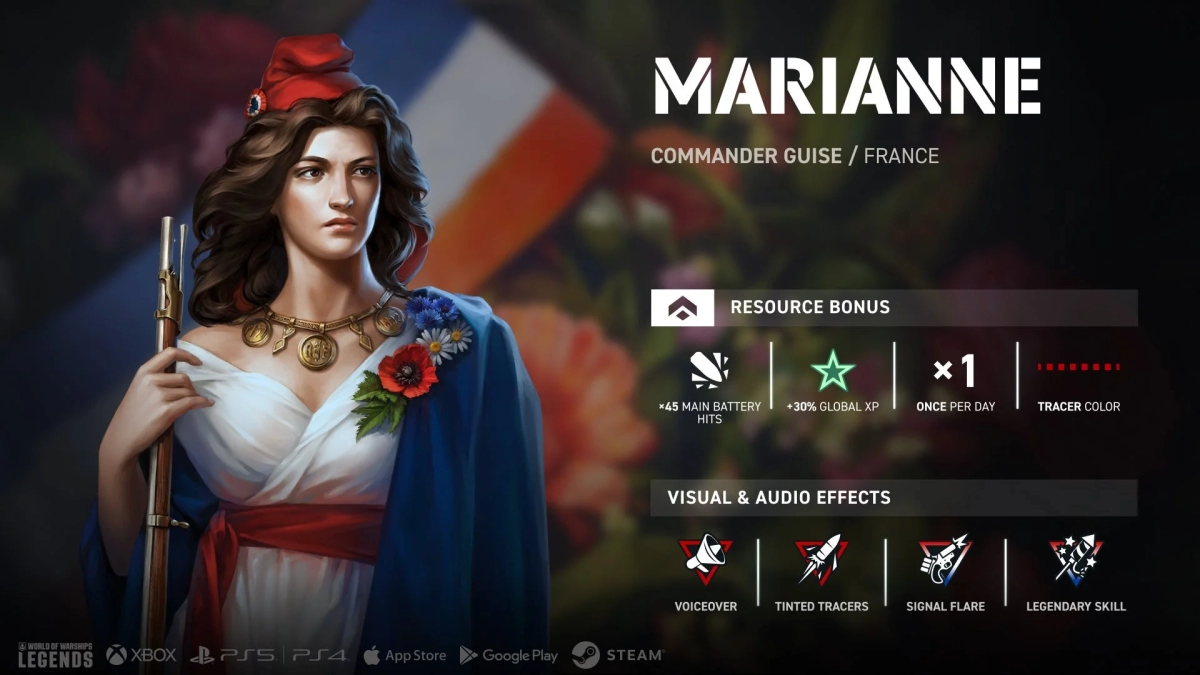Marianne Commander Costume