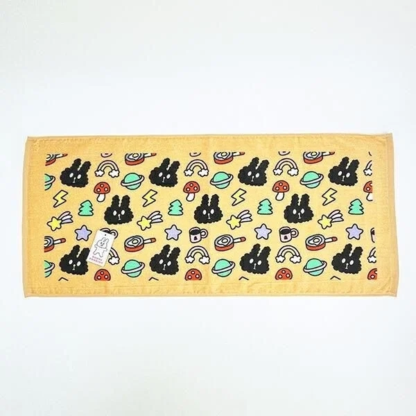 Kuro-kun and Fried Egg Face Towel