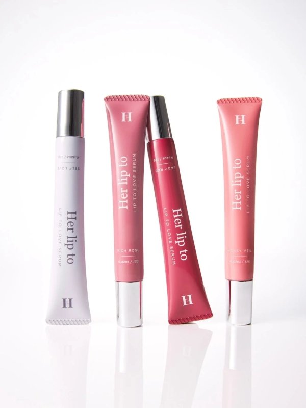 All four LIP TO LOVE SERUM products