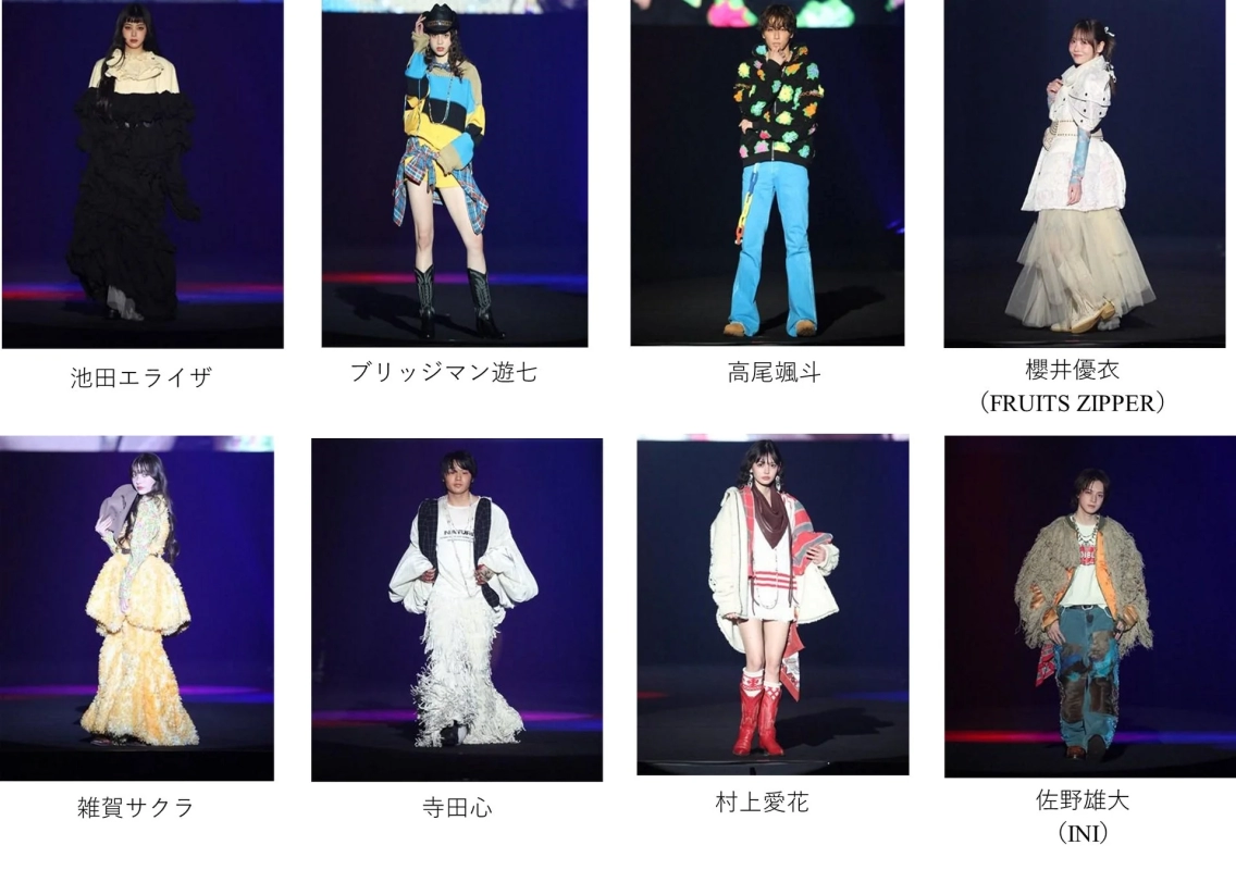 Models and Talents on the Runway