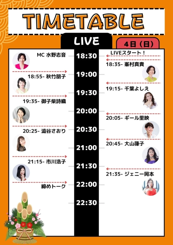 TIMETABLE LIVE Day 2