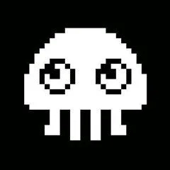 Pixel art skull, representing Kei Mochizuki's profile