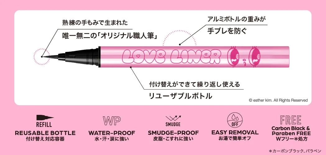 Love Liner Liquid Eyeliner R5 Features