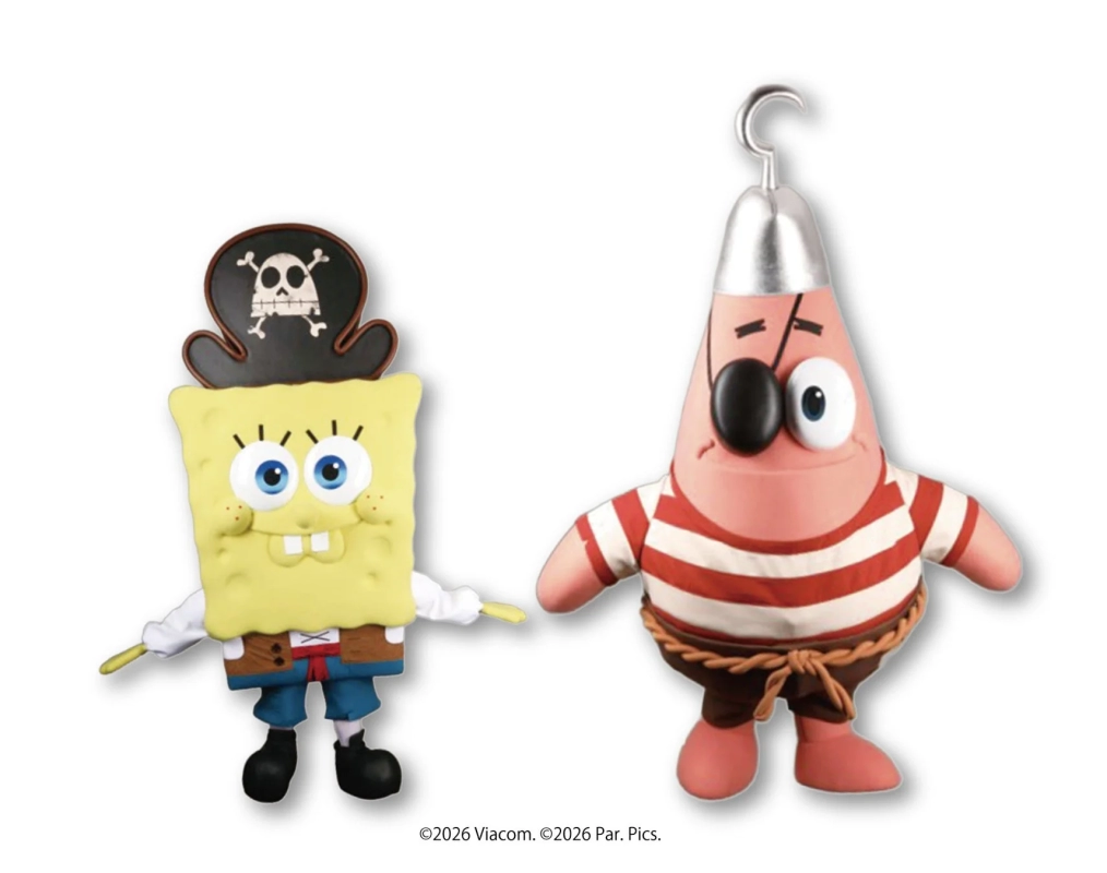 SpongeBob and Patrick Pirate Figures