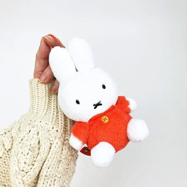 Fluffy Miffy in Red Dress Held
