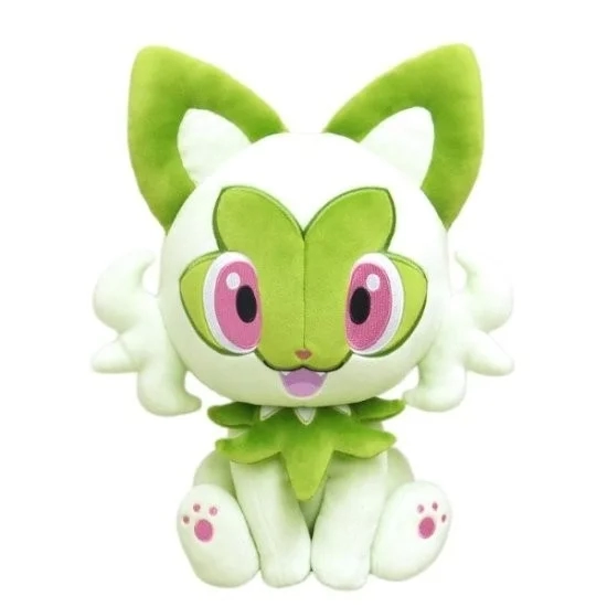 Sprigatito Potehagu plushie front view