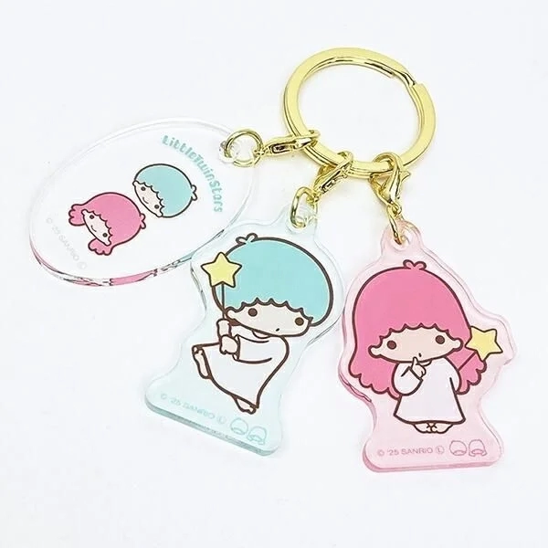 Kiki & Lala 3-Charm Keyholder Detail