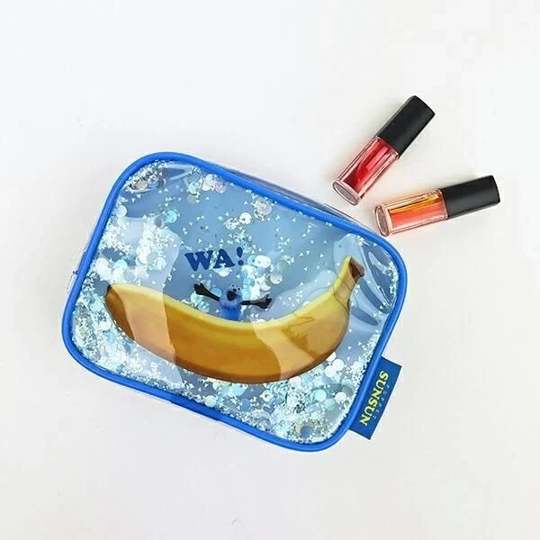 Pouch with cosmetics