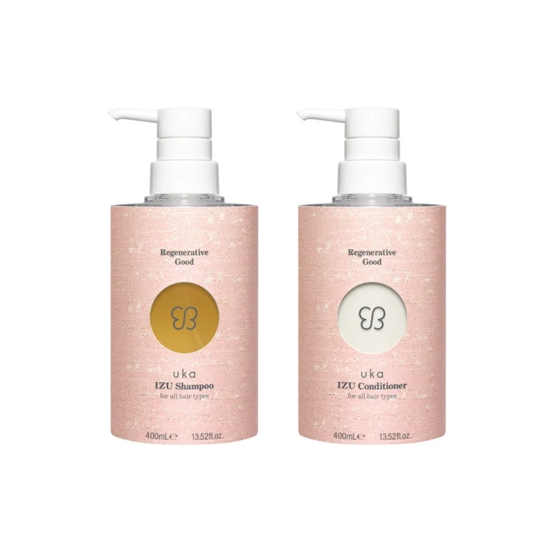 uka IZU Shampoo & Conditioner for all hair types Sakura Saku