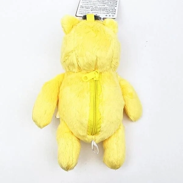 Back of Pooh Plush with Zipper