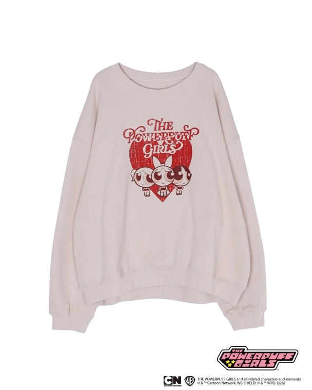 Powerpuff Girls Big Pullover (Pink)
