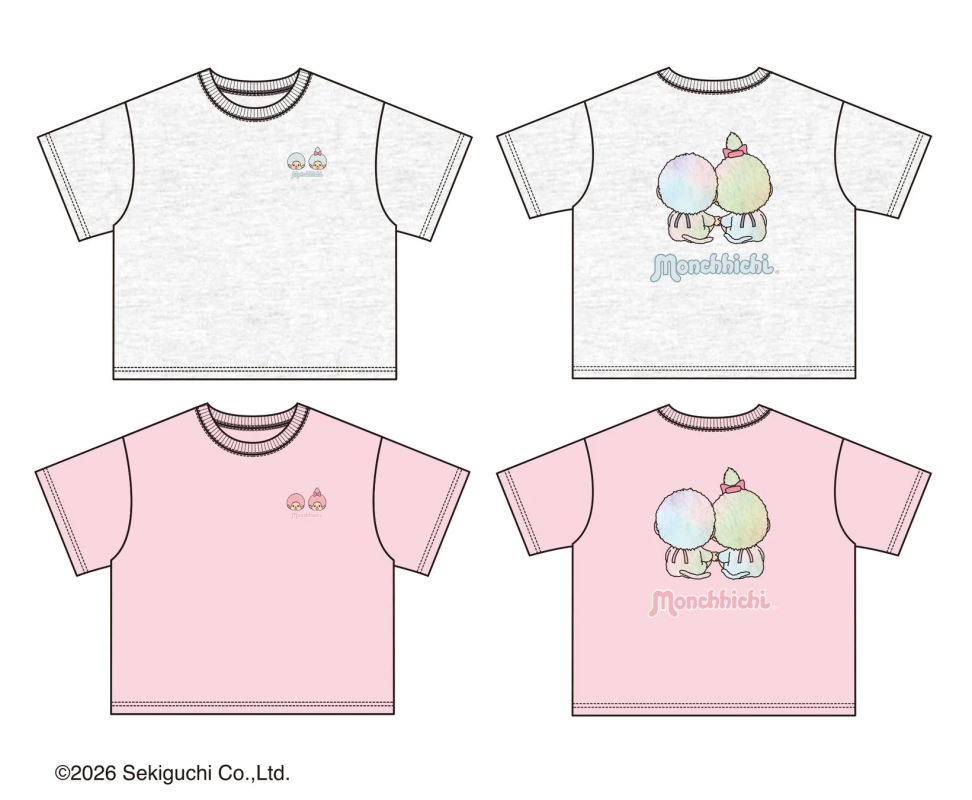 Monchhichi Fur Patch T-shirt