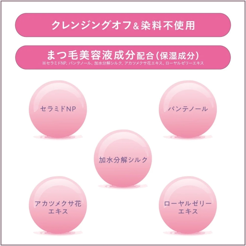 まつ毛美容液成分配合