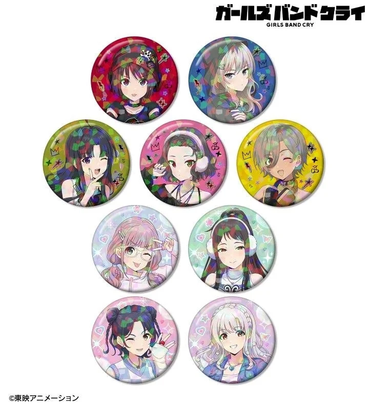 Girls Band Cry Y2K Fashion Trading Hologram Can Badges