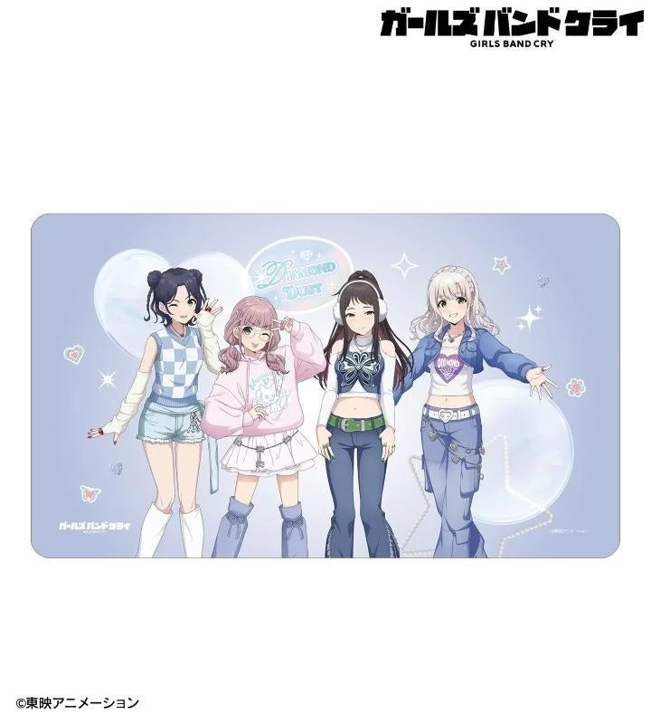 Girls Band Cry Y2K Fashion Multi Desk Mat (Diamond Dust)