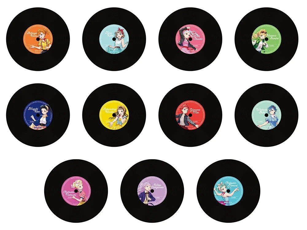 Record-style Coasters