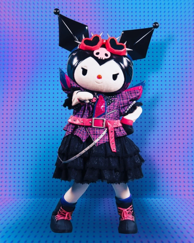 Kuromi in punk rock outfit