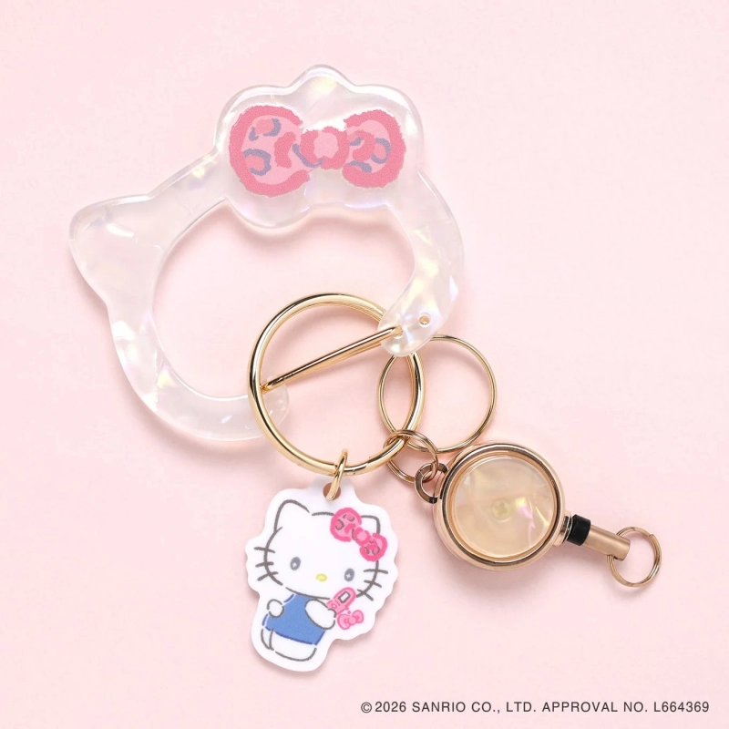Hello Kitty carabiner keychain