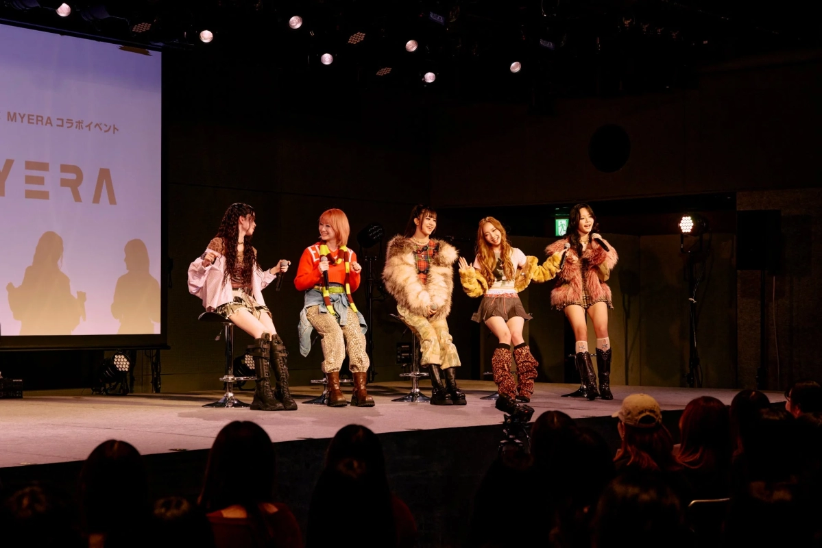 MYERA performing on stage