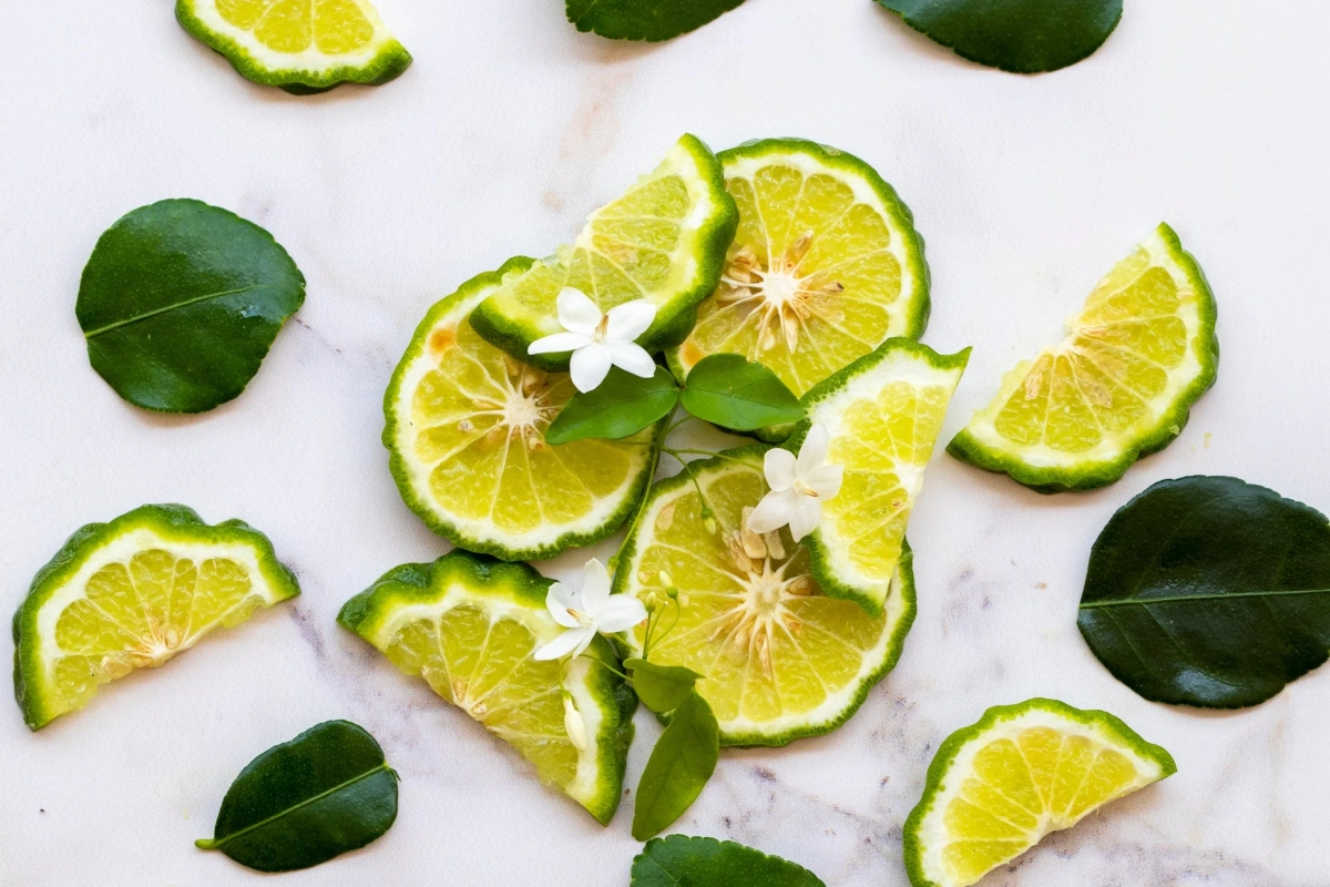 Bergamot and jasmine flowers