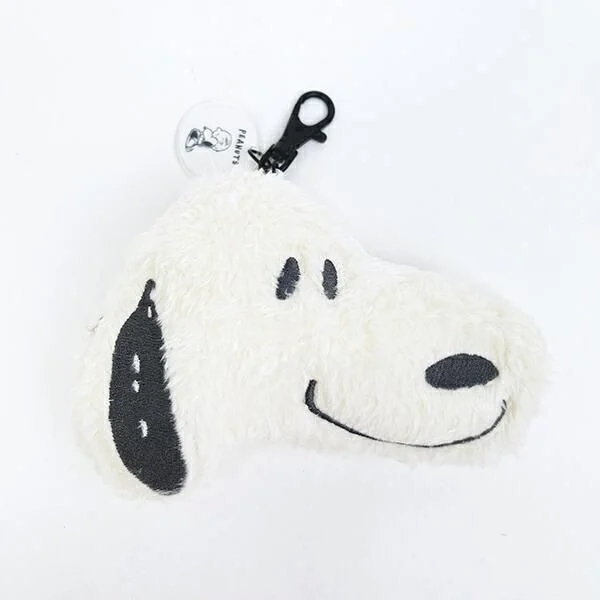 Fluffy Snoopy Face Pouch