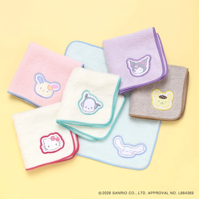 Assortment of Sanrio hand towels