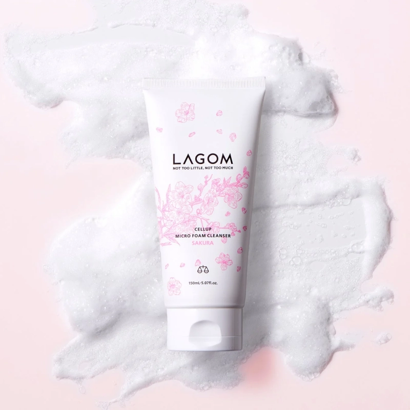 LAGOM Micro Foam Cleanser Sakura