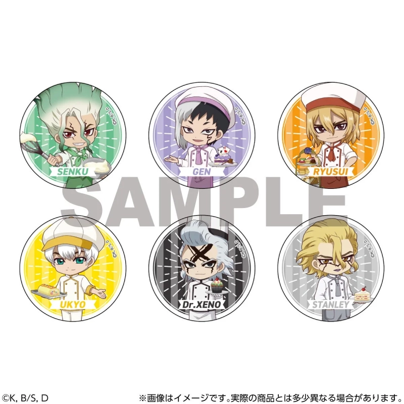 Dr.STONE Trading Can Badges