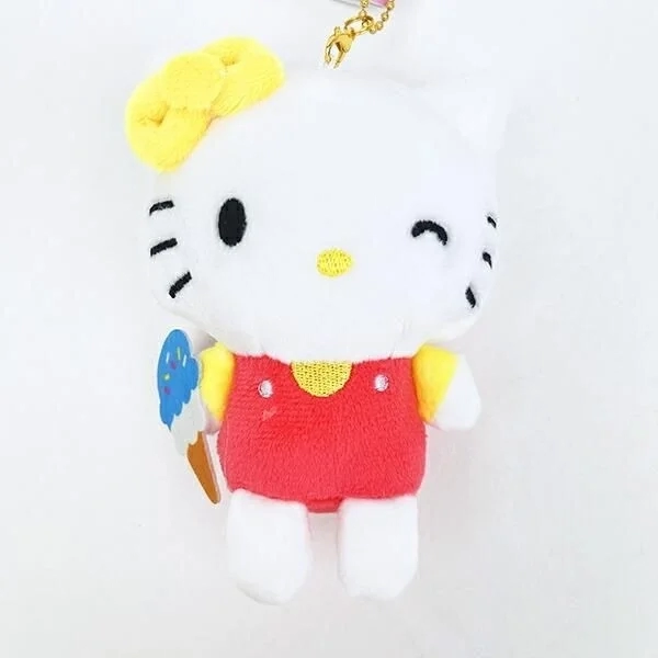 Kitty with ice cream