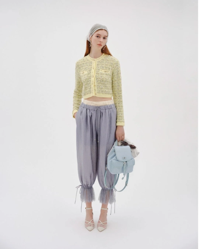 Cardigan and Harem Pants