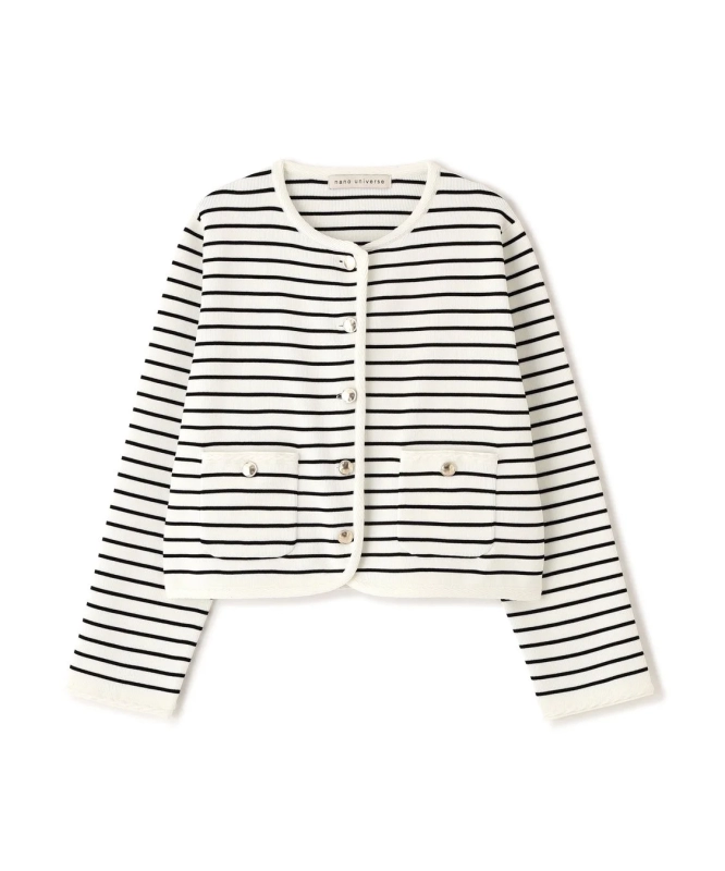 Gold Button Knit Jacket