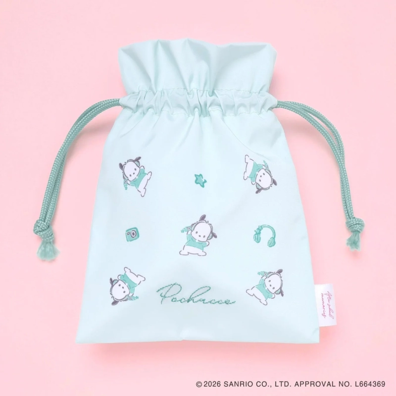 Pochacco drawstring pouch