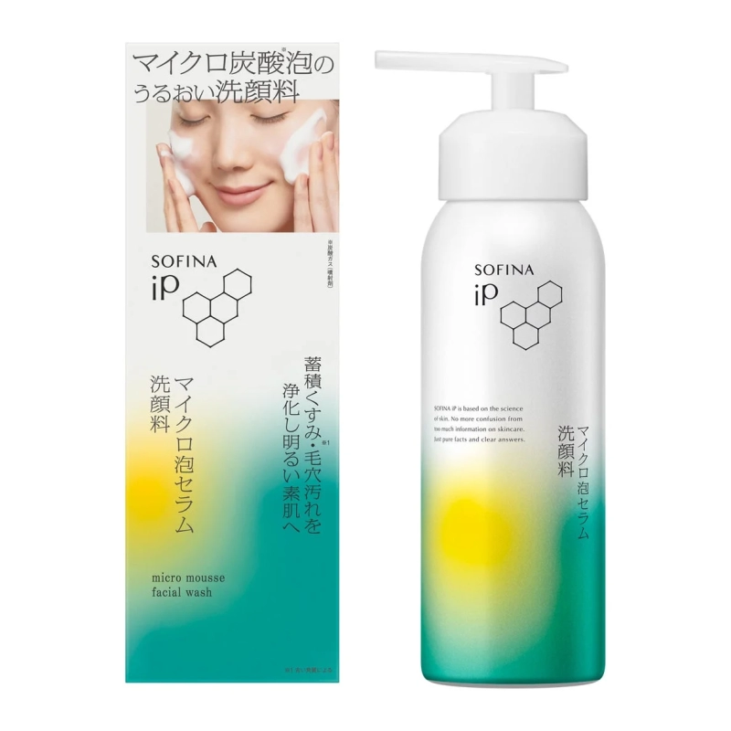 SOFINA iP Micro Foam Serum Face Wash Product