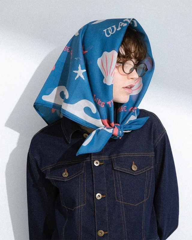 TOYAMEG Collaboration Scarf - Headscarf Styling