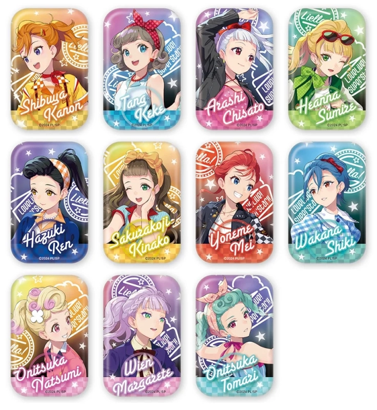 Square Character Badges