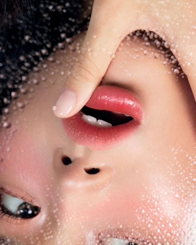 Misty Lip Bare Close-up