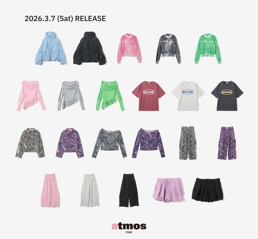 atmos PINK Apparel Collection 2