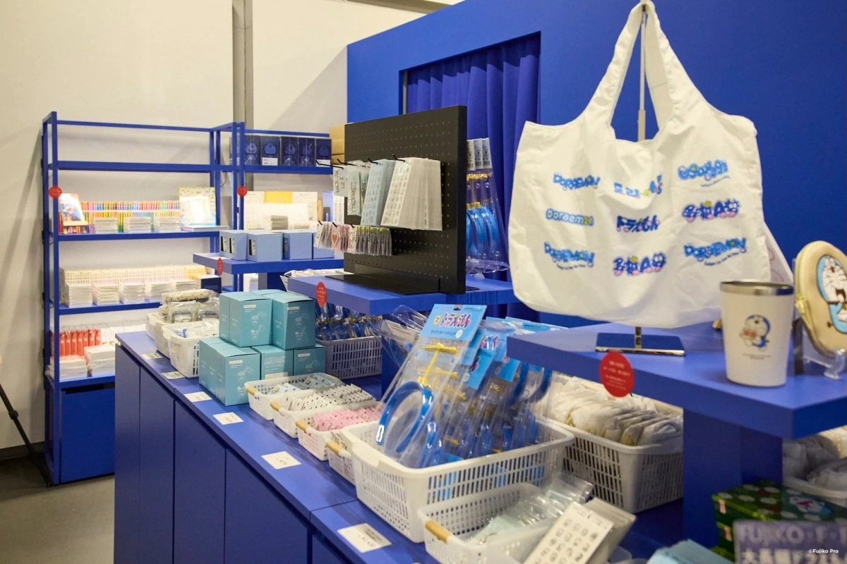 Doraemon merchandise shop interior
